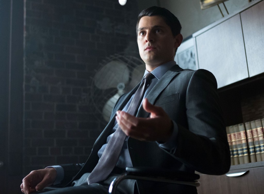 GOTHAM: Nicholas D'Agosto as Harvey Dent in the "Harvey Dent" episode of GOTHAM airing Monday, Nov. 17 (8:00-9:00 PM ET/PT) on FOX. ©2014 Fox Broadcasting Co. Cr: Jessica Miglio/FOX