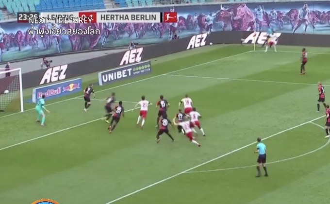 ไลป์ซิก10คนต้านไม่ไหวโดนแฮร์ธ่าไล่เจ๊า2-2