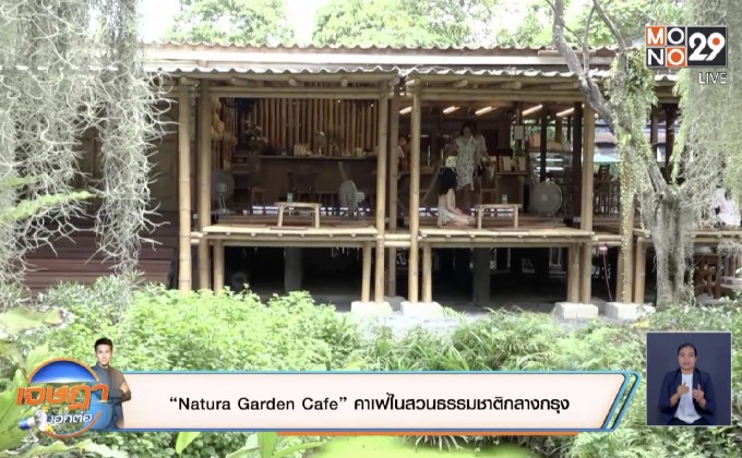 “Natura Garden Cafe “คาเฟ่ในสวนธรรมชาติกลางกรุง