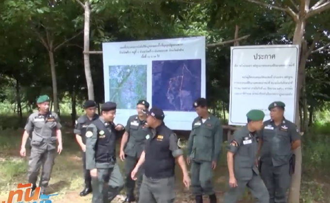 เจ้าหน้าที่บุกยึดคืนป่าสงวนฯ ถูกบุกรุกกว่า 100 ไร่