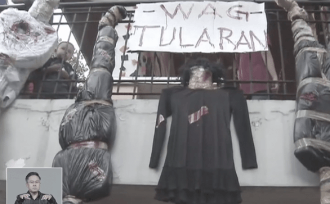 ฮัลโลวีนล้อสงครามยาเสพติดในฟิลิปปินส์