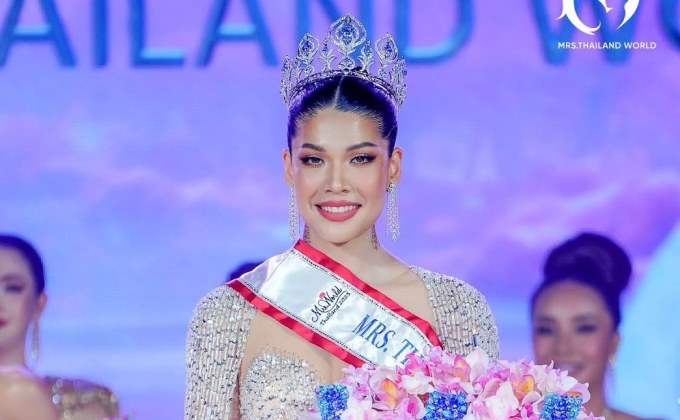 สวยสมมงฯ “แซมมี่ ชนิตา“ ศรีดาเกษ เครธอร์น ตัวแทนจาก จ.นครนายก คว้ามงฯ ฟ้า จากเวที #MrsThailandWorld2025