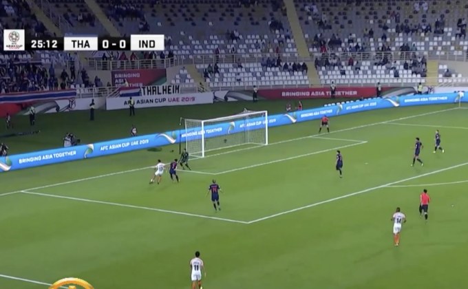 ช้างศึกพ่ายอินเดีย 4-1 ประเดิมเอเชียนคัพ