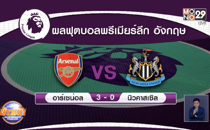 ผลการแข่งขันฟุตบอลพรีเมียร์ลีก อังกฤษ 19-01-64
