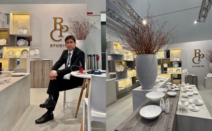 ตุ๋ม ธนะพงศ์ ทัพหน้าแห่ง Royal Porcelain ในงานแฟร์นานาชาติ Ambiente Messe Germany
