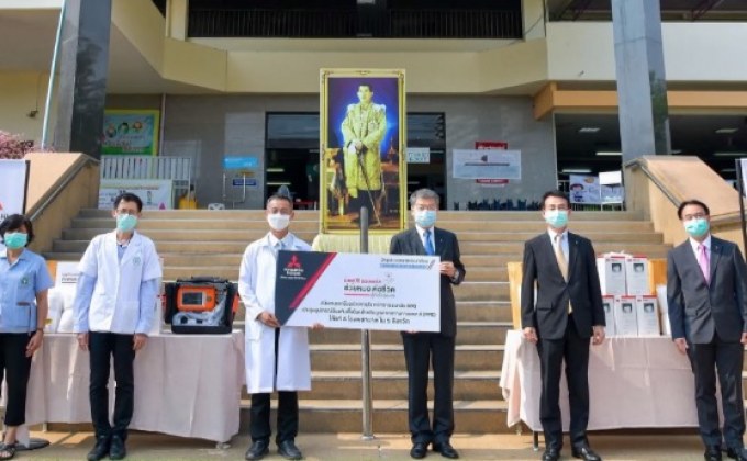 มิตซูบิชิ มอเตอร์ส ช่วยหมอต่อชีวิต สู้ภัยโควิด-19