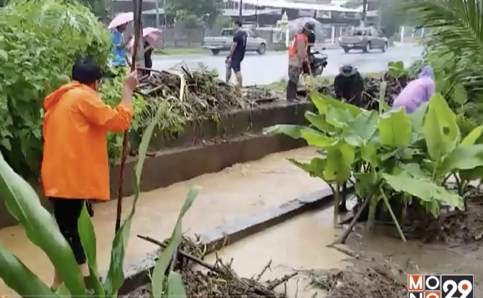 น้ำป่าทะลักท่วม อ.ทุ่งช้าง จ.น่าน
