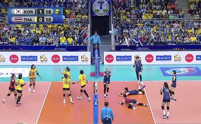 ลูกยางสาวไทย พ่าย เกาหลีใต้ 0-3 ชวดตั๋วโอลิมปิก