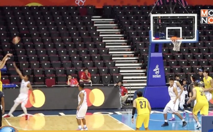 บาสชายไทยถล่มกัมพูชาขาดลอย 83-68