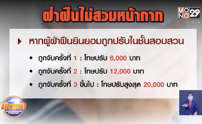 ไขข้อสงสัย ค่าปรับนายกฯ 6000 บาท
