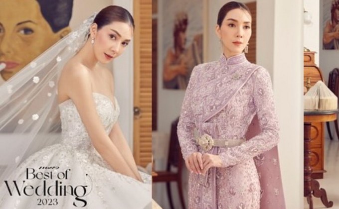 ว่าที่เจ้าสาว วุ้นเส้น วิริฒิพา ในชุดวิวาห์ 2 ลุค 2 สไตล์ สวยละมุน ออร่าสะกดสายตา