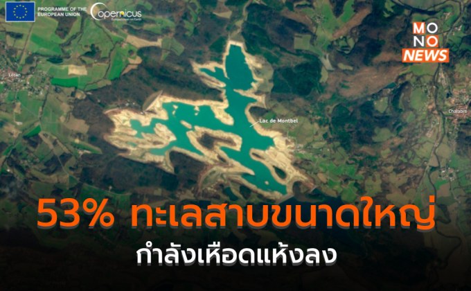 53% ของทะเลสาบขนาดใหญ่ทั่วโลก กำลังแห้งลง