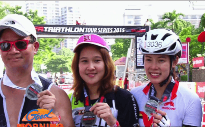 บรรยากาศไตรกีฬา พัทยาไตรแอทลอน 2015