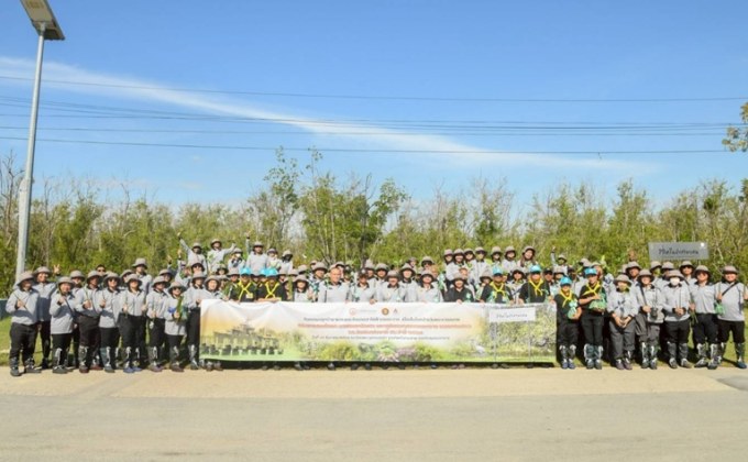 MEA มอบเสาไฟฟ้าปลดระวาง 1,020 ต้น หนุน “MEA’s Model” รวมพลังปลูกป่าชายเลนโกงกาง 1,100 ต้น