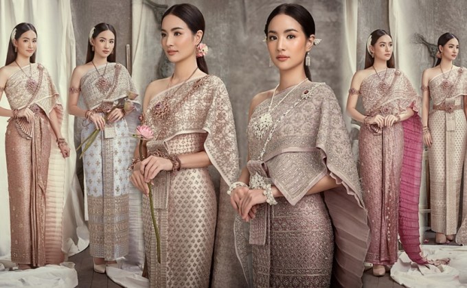 “ต่าย ชุติมา” ในลุคชุดไทย งดงามหรูหรา
