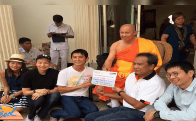 นักแสดงรุ่นเก๋านำเงินกิจกรรม “โบกี้ 99” ร่วมทำบุญ