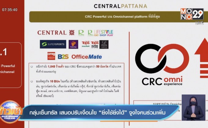 ​กลุ่มเซ็นทรัล เสนอปรับเงื่อนไข “ยิ่งใช้ยิ่งได้” จูงใจคนร่วมเพิ่ม