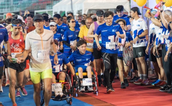สุดคึกคัก! งาน “วิ่งด้วยกัน” ปี67 กรุงไทย-แอกซ่า-สสส.