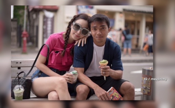 “เมย์” ฟุ้งรักแฮปปี้ บินถี่หาหวานใจ “เจ” ถึงญี่ปุ่น
