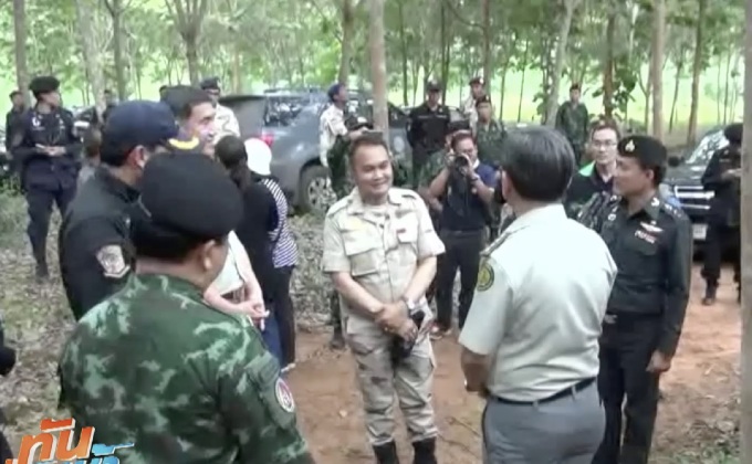 กรมป่าไม้ตรวจยึดไร่ยางพารา รุกเขตป่าสงวน