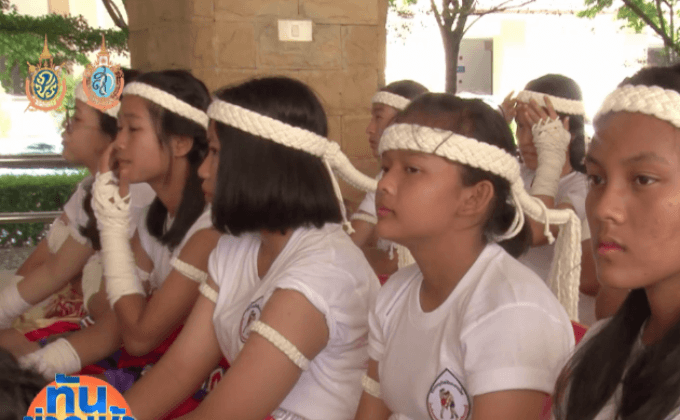 กรมส่งเสริมวัฒนธรรมร่วมเปิดชมรมมวยไทย รร.ชลประทาน