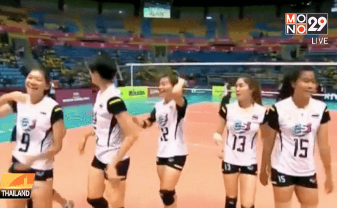 ลูกยางสาวไทยอัดเบลเยี่ยมปิดท้ายสนาม 2