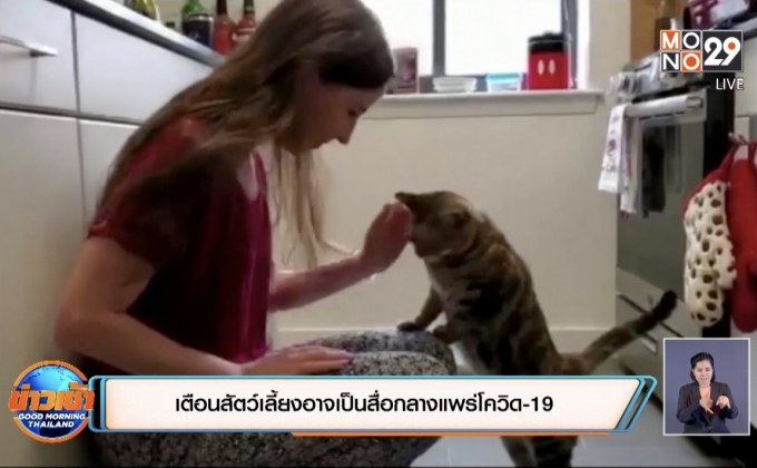 ​เตือนสัตว์เลี้ยงอาจเป็นสื่อกลางแพร่โควิด-19