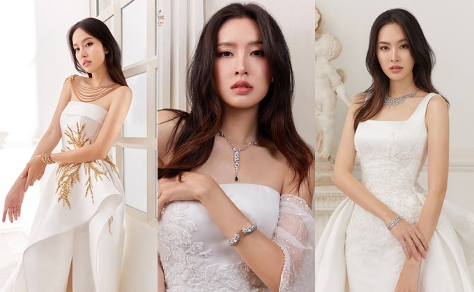ปอย ตรีชฎา อวดลุคชุดเจ้าสาวสุดปัง จากแบรนด์ดัง วนัช กูตูร์ ขึ้นปกนิตยสาร L’officiel Wedding