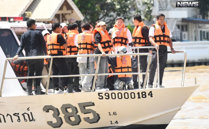 กทม.ลุยสำรวจเจ้าพระยา รับมือ 3 สถานการณ์น้ำรุกเมือง