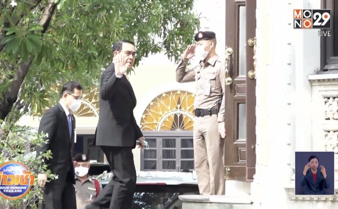 นายกฯงดตอบสื่อหลังมีกระแสดราม่าฉีดสเปรย์แอลกอฮอล์
