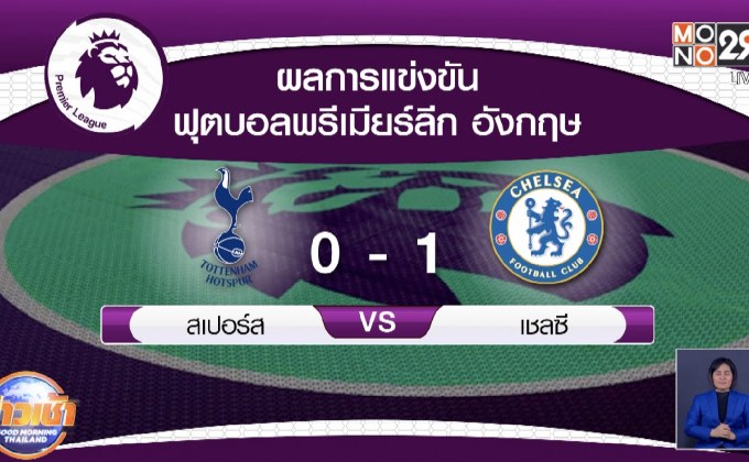 ผลการแข่งขันฟุตบอลพรีเมียร์ลีก อังกฤษ