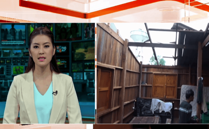 พายุฤดูร้อนพัดถล่มหลายจังหวัดภาคเหนือ