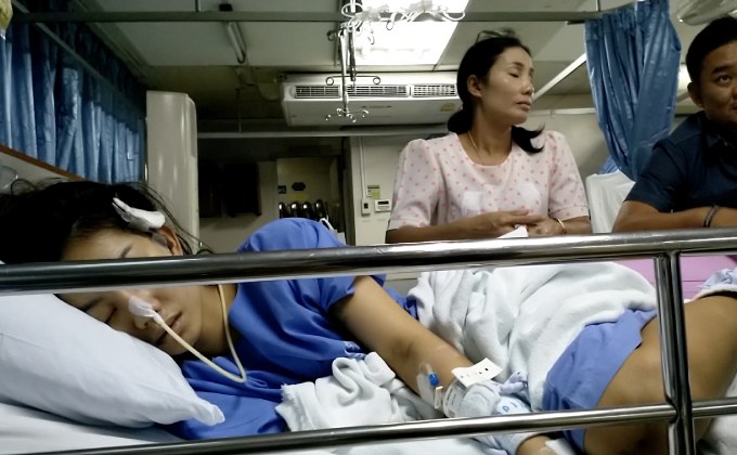 “น้องจูน” รปภ.เน็ตไอดอล อาการดีขึ้นหลังประสบอุบัติเหตุ