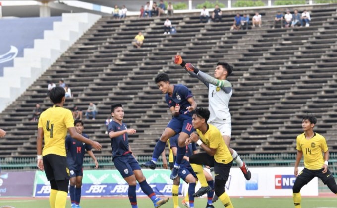 ช้างศึก U19 พ่ายมาเลย์ 0-1 ตกรอบคัดเลือกเอเชีย