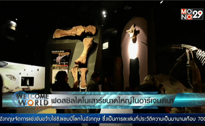 ฟอสซิลไดโนเสาร์ขนาดใหญ่ในอาร์เจนตินา