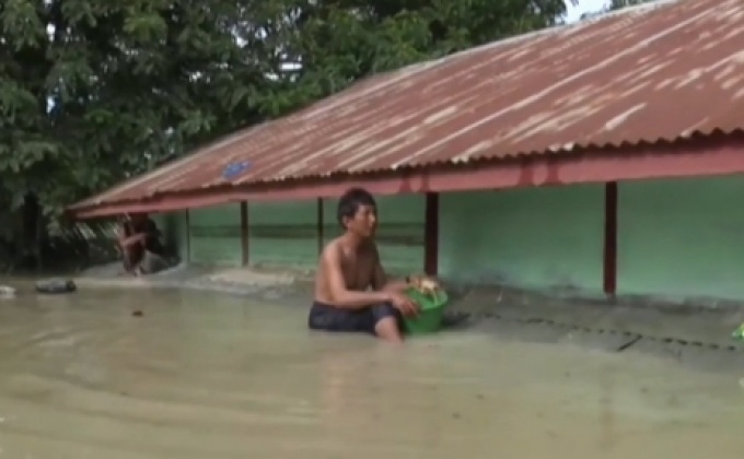 น้ำท่วมหนัก-ดินถล่มในเมียนมา ดับแล้ว 46
