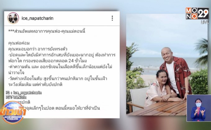ลูกสาว “น้าค่อม” อัปเดตอาการพ่อยังทรง ต้องฟอกไต 24 ชม.