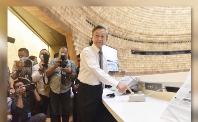 “ชวน” ตรวจห้องประชุมสุริยัน พร้อมใช้ประชุมสภาฯ พ.ค.นี้