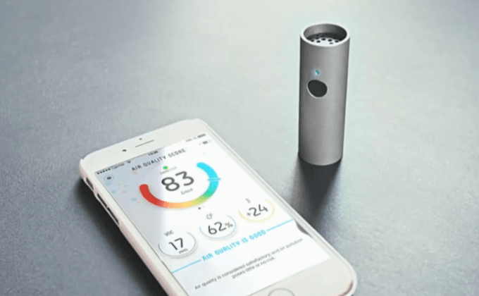 Atmotube อุปกรณ์ตรวจสอบมลพิษขนาดพกพา